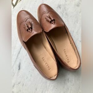Talbots leather tassel loafers